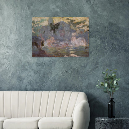 PLAYA PORT ALGUER FROM RIBA D EN PITXO - Salvador Dali Brushed Aluminum Print - 70x100 cm / 28x40 inches | Salvador Dali Aluminum Print | Salvador Dali Prints