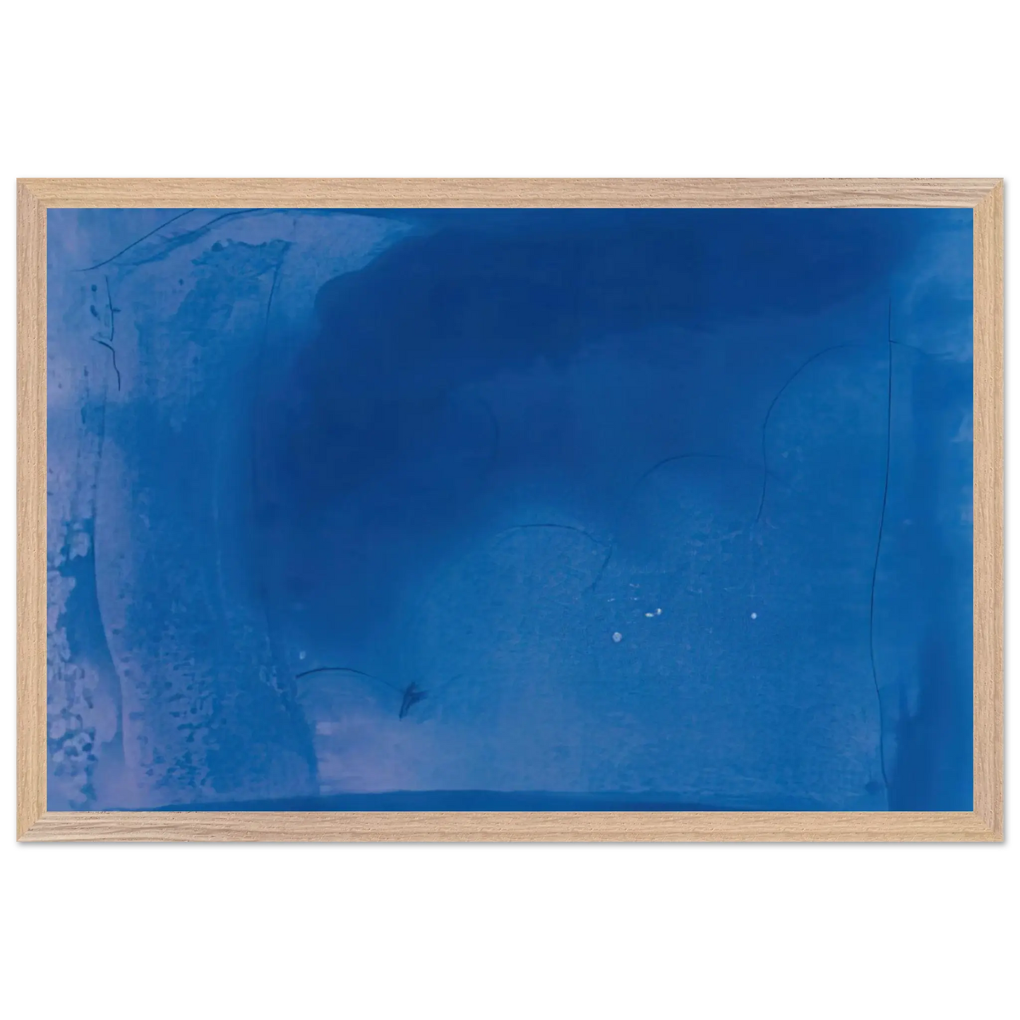 Helen Frankenthaler - Corot s Mark - 1987 Wall art - 30x40 cm / 12x16 Inches - Premium Wooden Framed Poster With Fine Art Paper - White frame