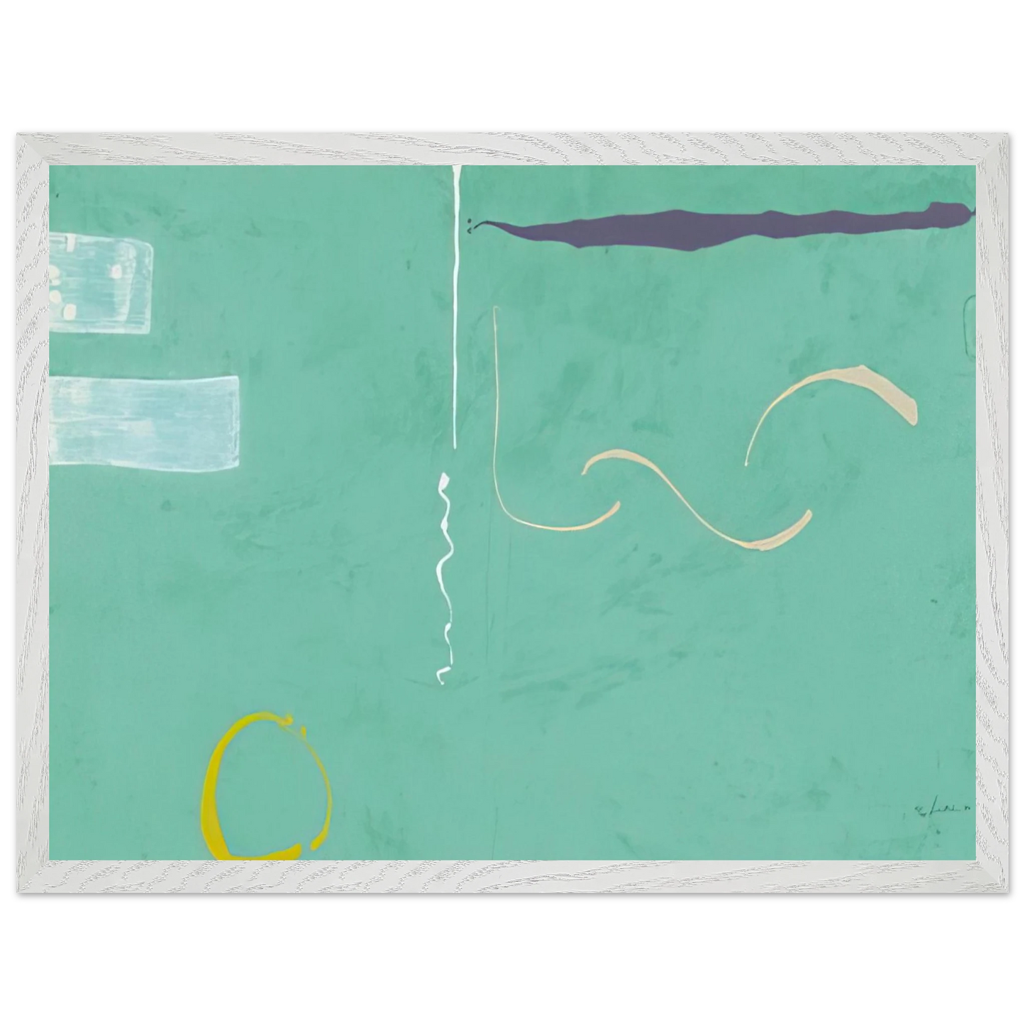 Helen Frankenthaler - Tahiti - 1989 Wall art - A1 (59.4 x 84.1  cm) - Fine Art Poster-canvas - -