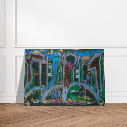 Garden in Saint Denis - 1980 - Betty Parsons Brushed Aluminum Print - 70x100 cm / 28x40 inches | Betty Parsons Aluminum Print | Betty Parsons Prints