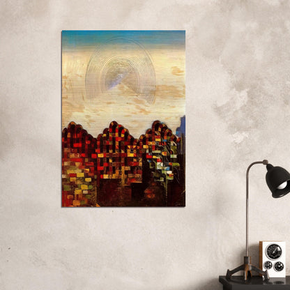 Paris dream - Max Ernst Brushed Aluminum Print - 70x100 cm / 28x40 inches | Max Ernst Aluminum Print | Max Ernst Prints