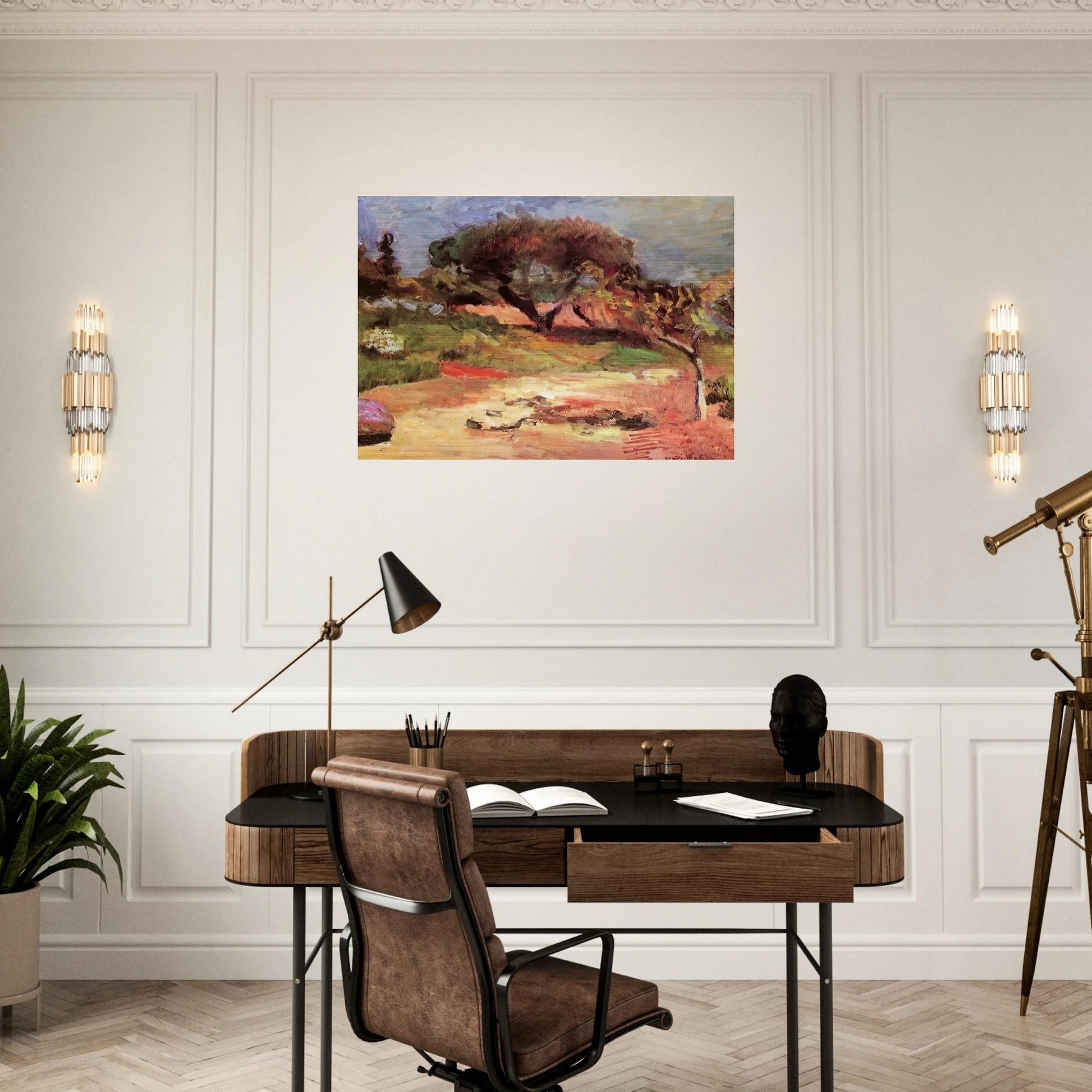 CORSICAN LANDSCAPE 1898 0 - Henri Matisse Brushed Aluminum Print - 70x100 cm / 28x40 inches | Henri Matisse Aluminum Print | Henri Matisse Prints
