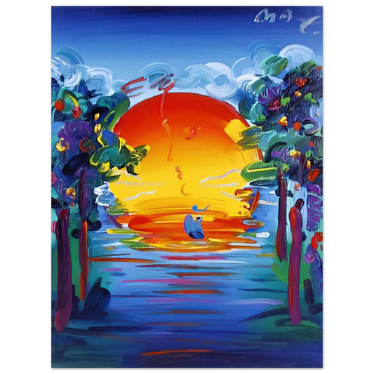Peter Max - BETTER WORLD 1993  75x100 cm / 30x40inches Fine Art Poster