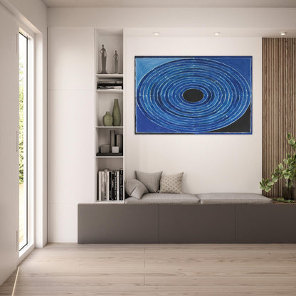 Bindu - Abstract Art - S. H. Raza Art Prints - 100x150 cm / 40x60″ inches | S. H. Raza Poster | S. H. Raza Prints