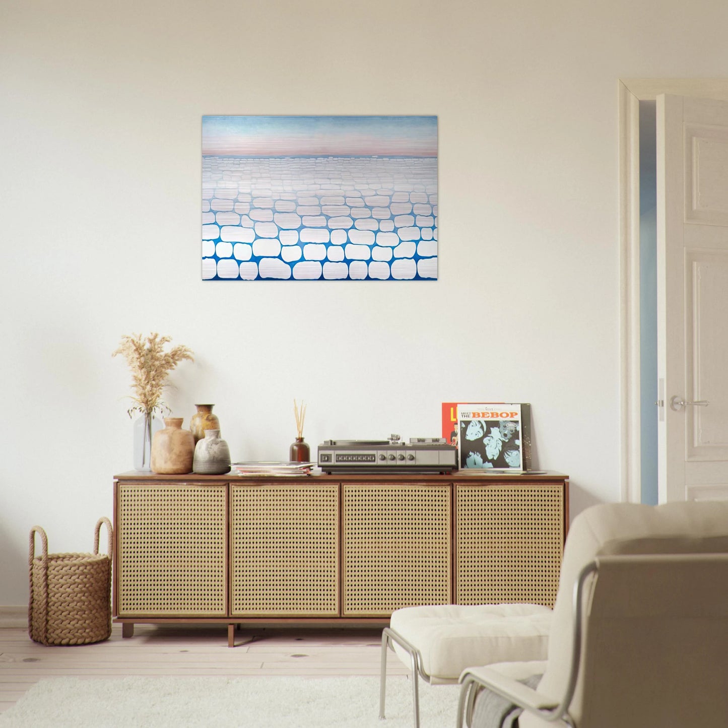 Sky Above Clouds IV - Georgia O'Keeffe Brushed Aluminum Print - 70x100 cm / 28x40 inches | Georgia O'Keeffe Aluminum Print | Georgia O'Keeffe Prints
