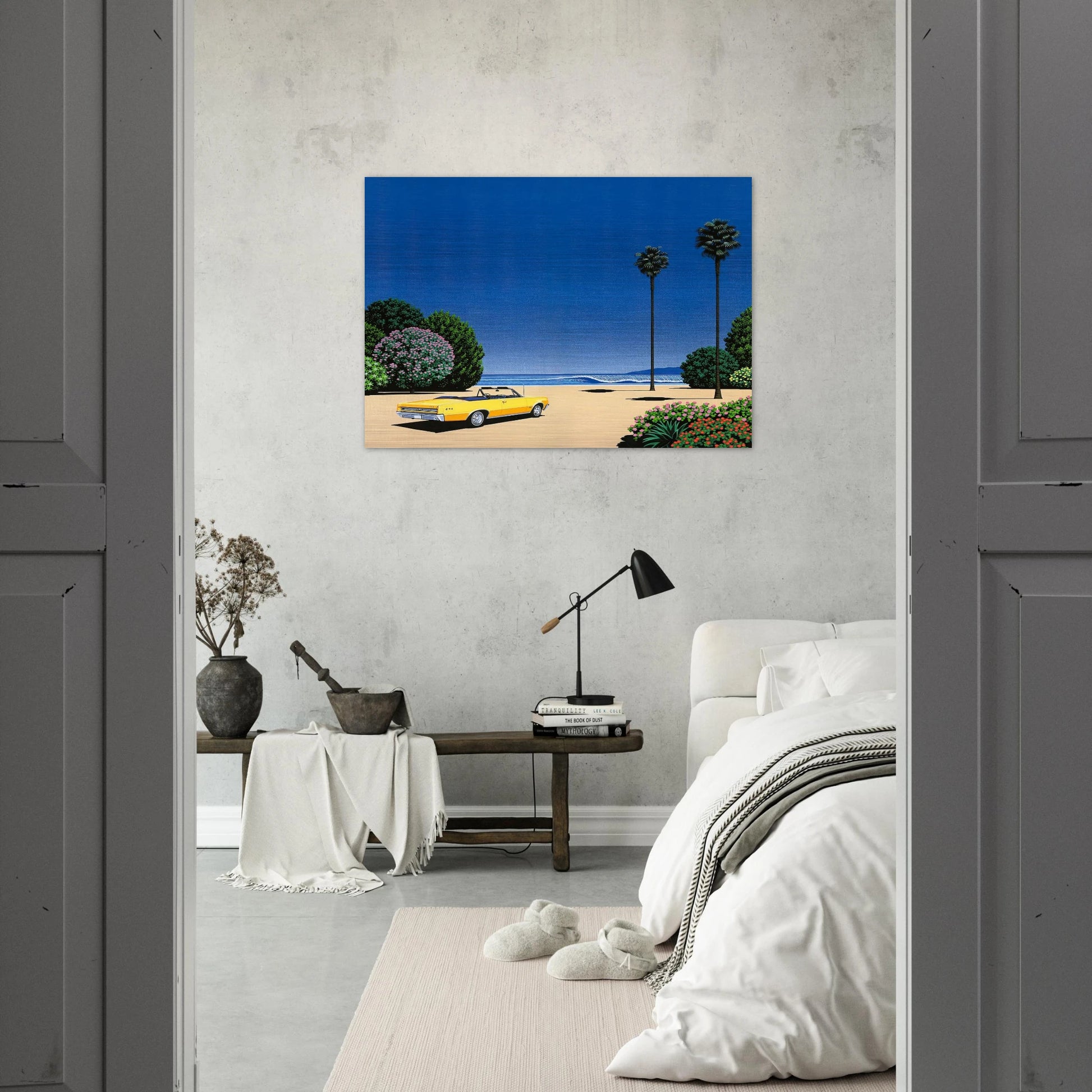 Sweet Breeze Alt Coastline at Lover’s Point - Hiroshi Nagai Brushed Aluminum Print - 70x100 cm / 28x40 inches | Hiroshi Nagai Aluminum Print | Hiroshi Nagai Prints