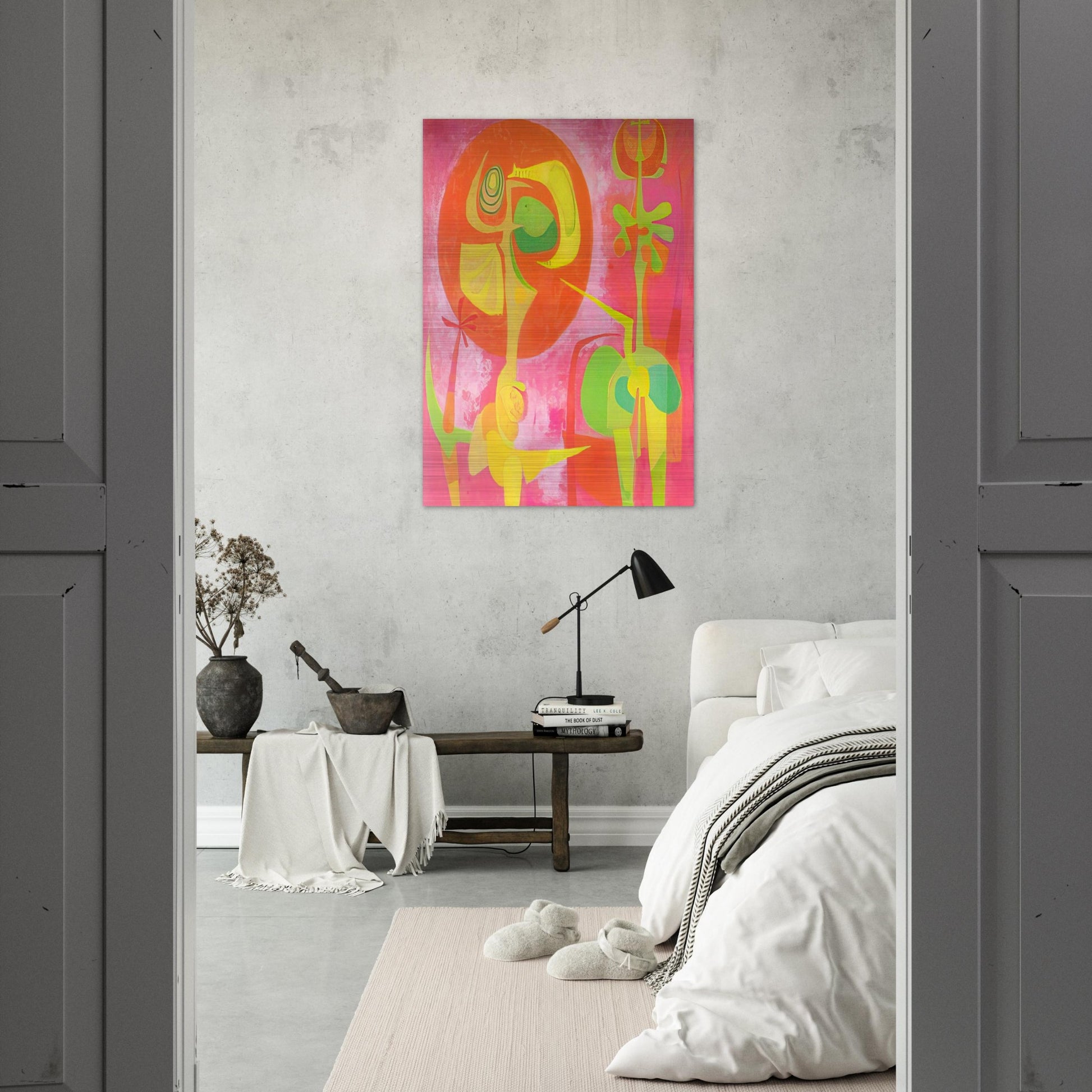 Canto de soles. París - Pedro Coronel Brushed Aluminum Print - 70x100 cm / 28x40 inches | Pedro Coronel Aluminum Print | Pedro Coronel Prints