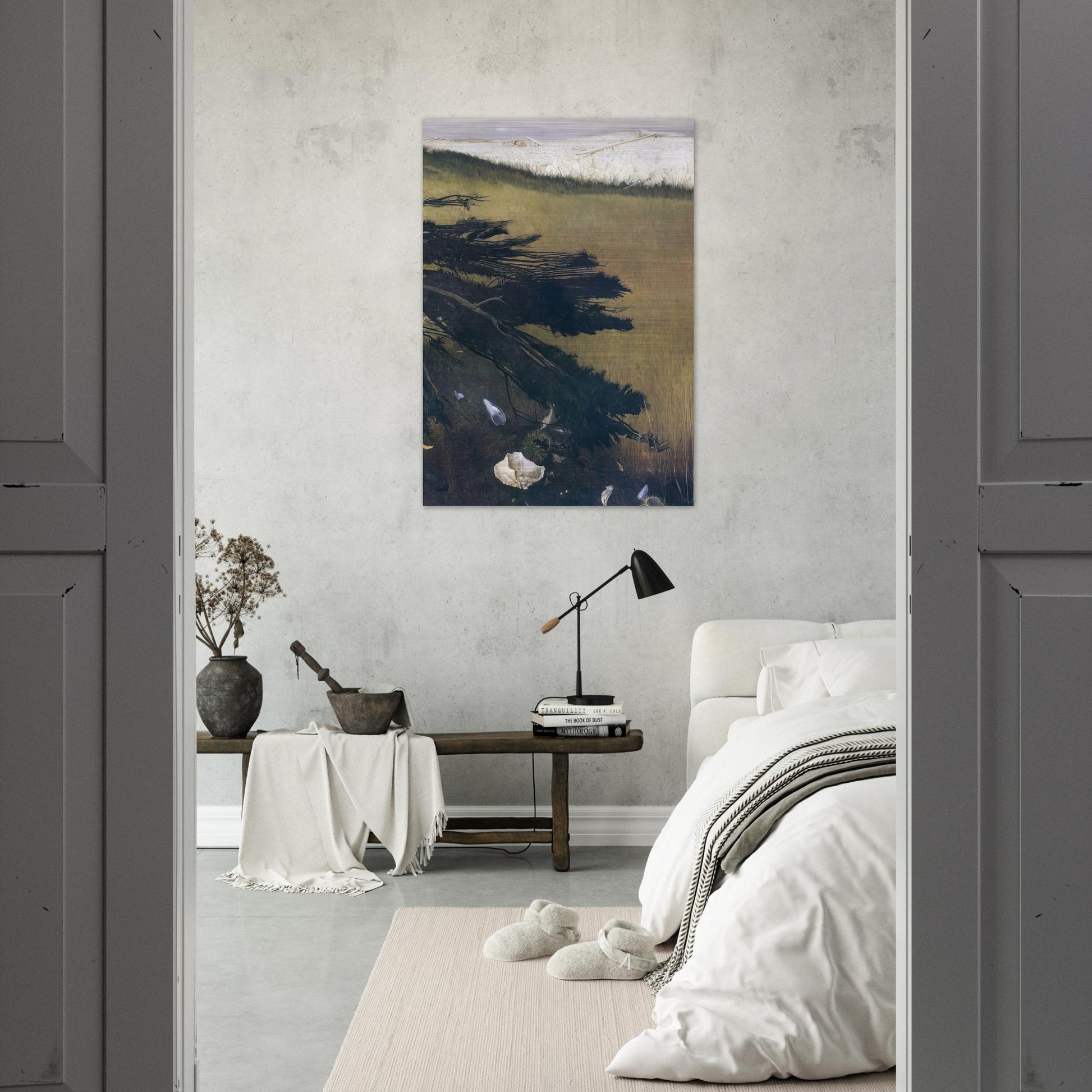 NOT DETECTED 47 - Andrew Wyeth Brushed Aluminum Print - 70x100 cm / 28x40 inches | Andrew Wyeth Aluminum Print | Andrew Wyeth Prints