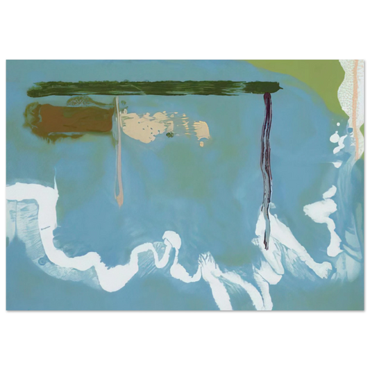 Helen Frankenthaler - Skywriting - 1997 Wall art - 13x18 cm / 5x7 inches - Fine Art Poster-canvas - -