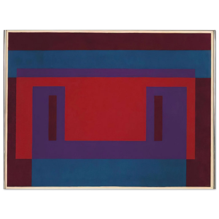 Josef Albers - RED WALL 1956  75x100 cm / 30x40inches Fine Art Poster
