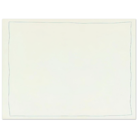 Robert Ryman - Bent Line Drawing  75x100 cm / 30x40inches Fine Art Poster