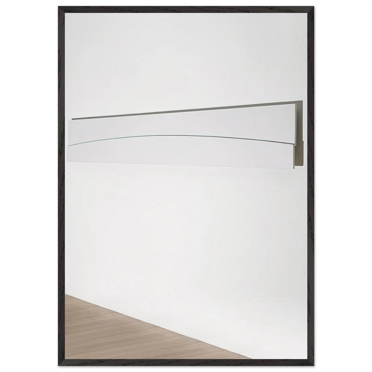 Curve in Relief III  EK561  - Ellsworth Kelly 70x100 cm / 28x40 inches Framed Art Print – Black Wooden Frame