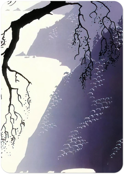 Gray Mist By Eyvind Earle Pack of 10 Post Cards | Eyvind Earle Post Cards | A6 (10.5 x 14.8 cm) - 4.1 x 5.8 inches