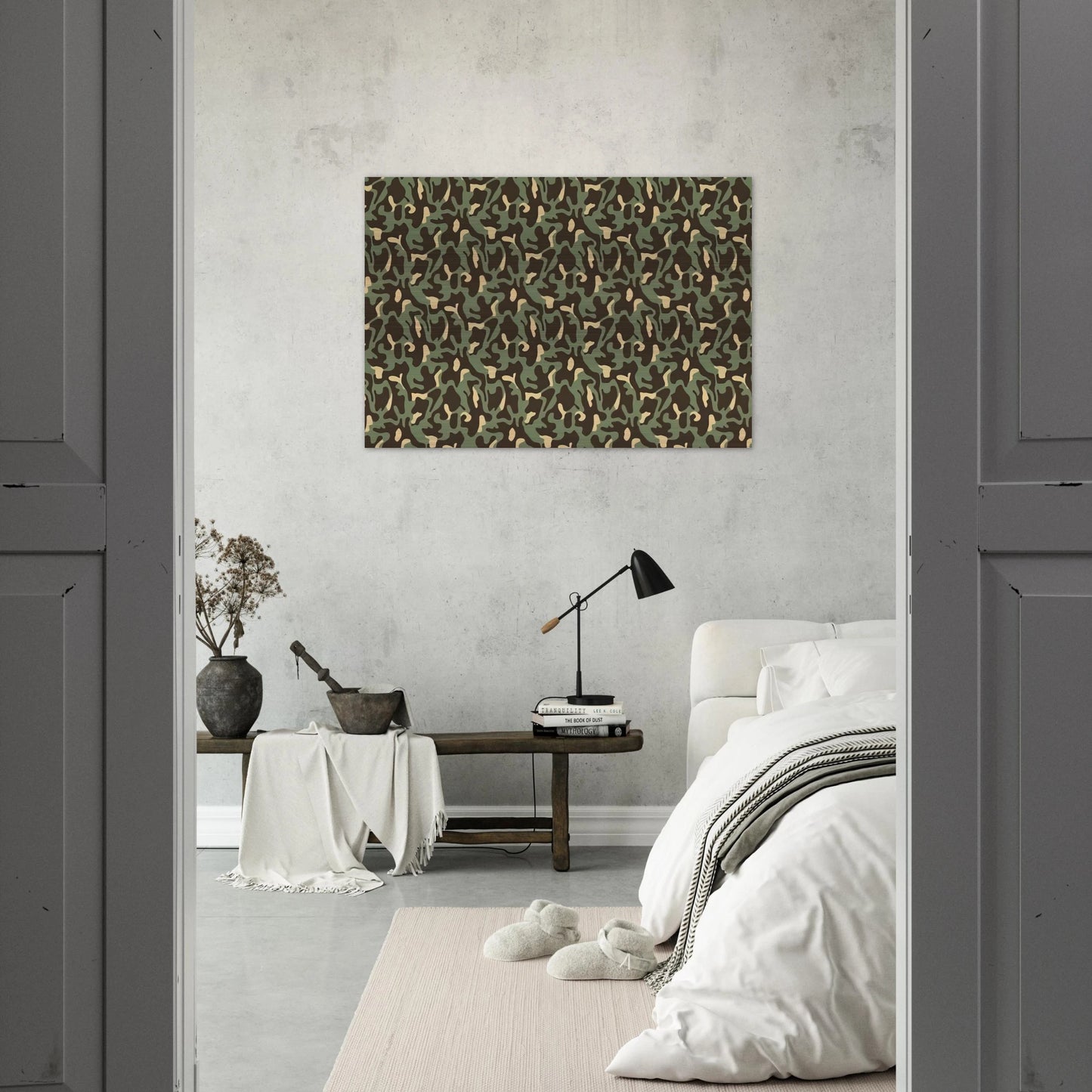 MIMETICO - Alighiero Boetti Brushed Aluminum Print - 70x100 cm / 28x40 inches | Alighiero Boetti Aluminum Print | Alighiero Boetti Prints