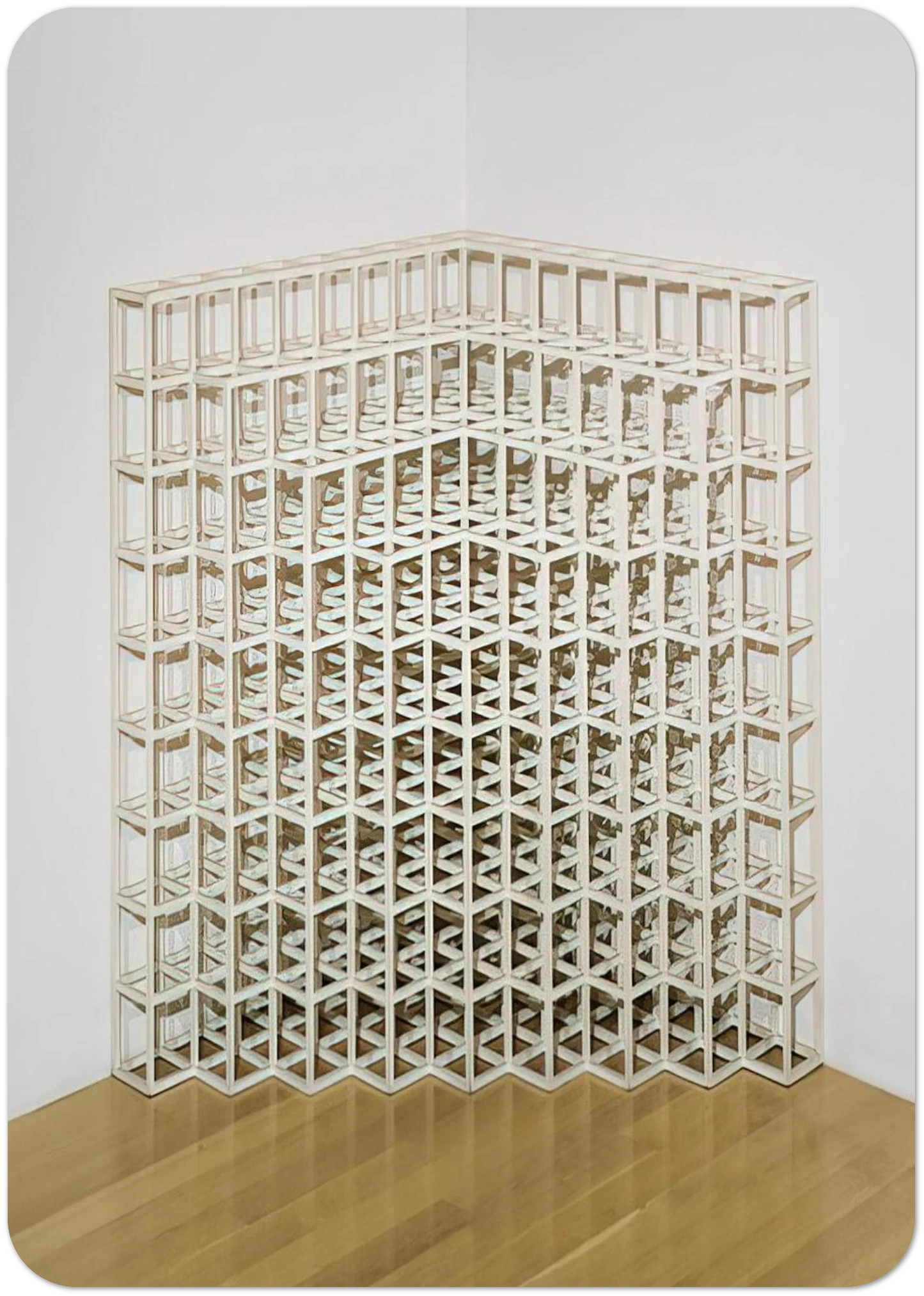 Corner Piece No. 2 By Sol LeWitt Pack of 10 Post Cards | Sol LeWitt Post Cards | A6 (10.5 x 14.8 cm) - 4.1 x 5.8 inches