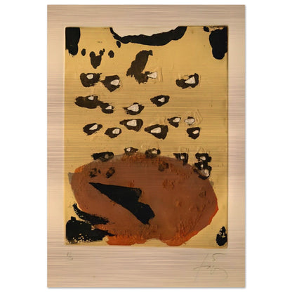 REPLIQUER II 1981 - Antoni Tapies Brushed Aluminum Print - 70x100 cm / 28x40 inches | Antoni Tapies Aluminum Print | Antoni Tapies Prints