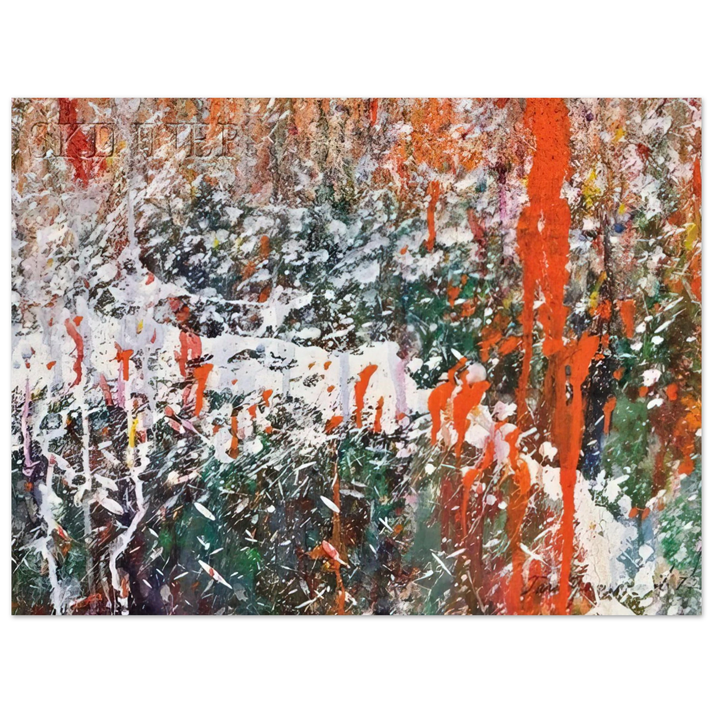 Taro Yamamoto - ABSTRACT COMPOSITION  75x100 cm / 30x40inches Fine Art Poster