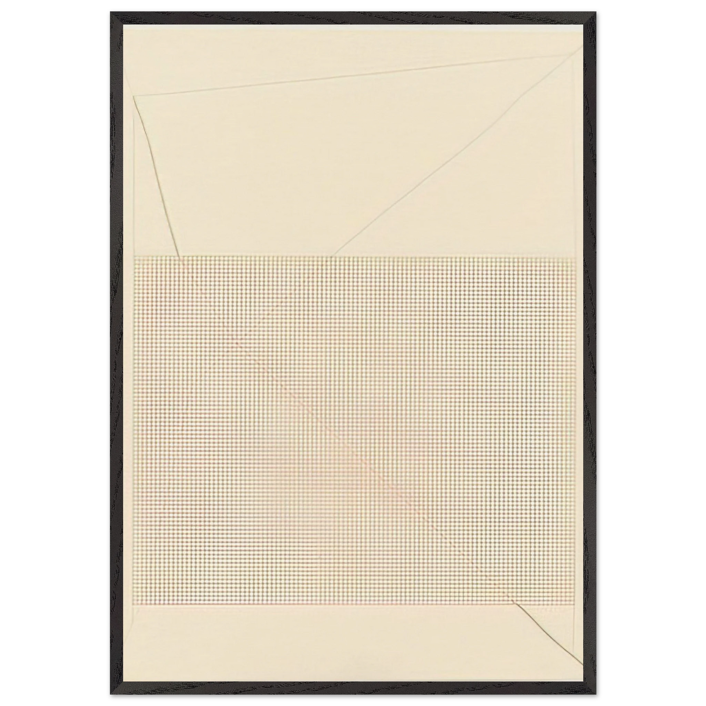 Untitled 7314 - 1973 - Gego 70x100 cm / 28x40 inches Framed Art Print – Black Wooden Frame