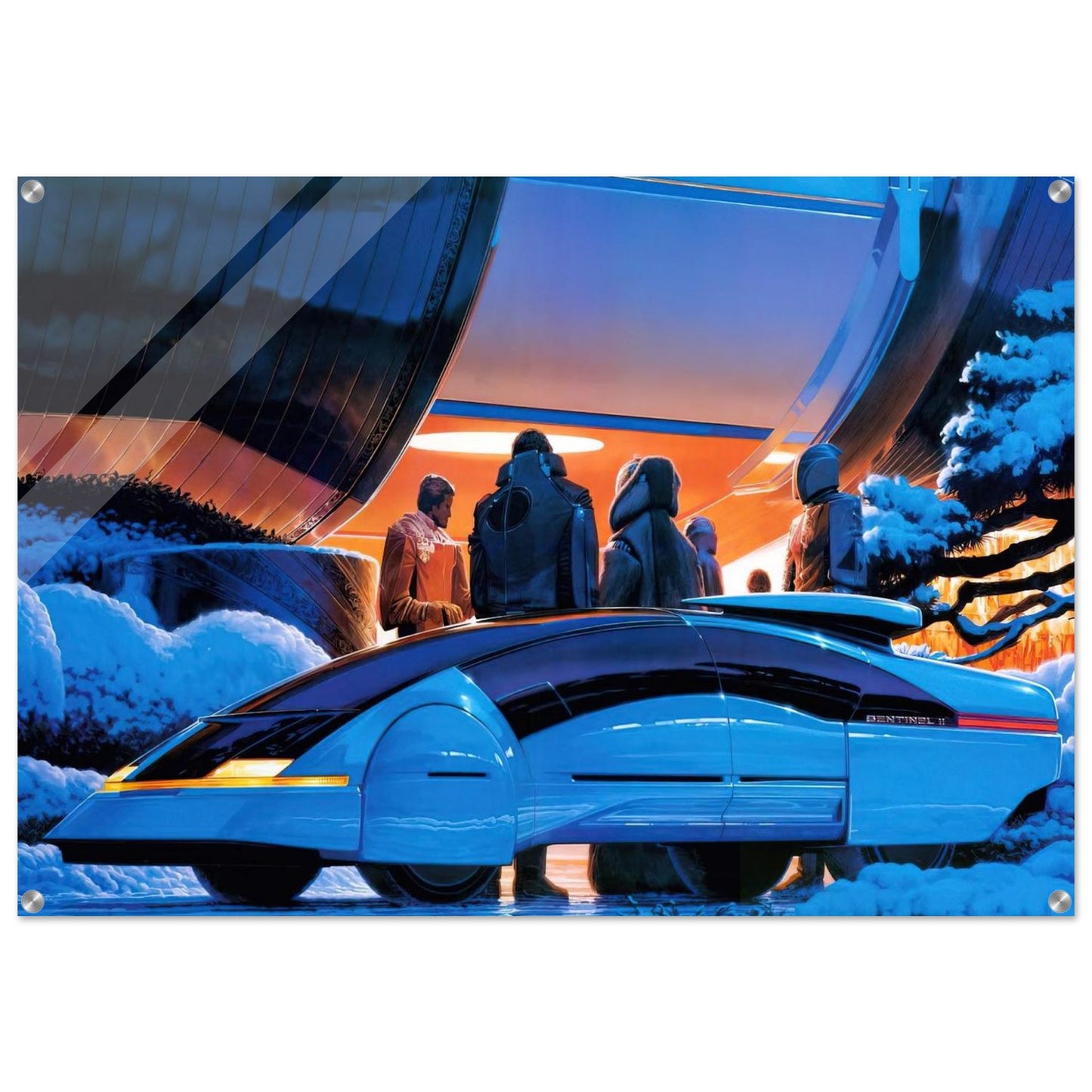 Syd Mead - Syd Mead Acrylic Print - 70x100 cm / 28x40″ inches