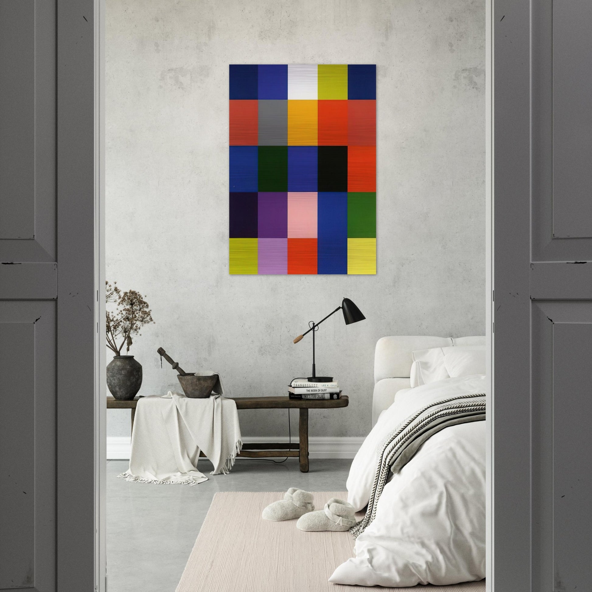 25 COLOURS 2007 - Gerhard Richter Brushed Aluminum Print - 70x100 cm / 28x40 inches | Gerhard Richter Aluminum Print | Gerhard Richter Prints
