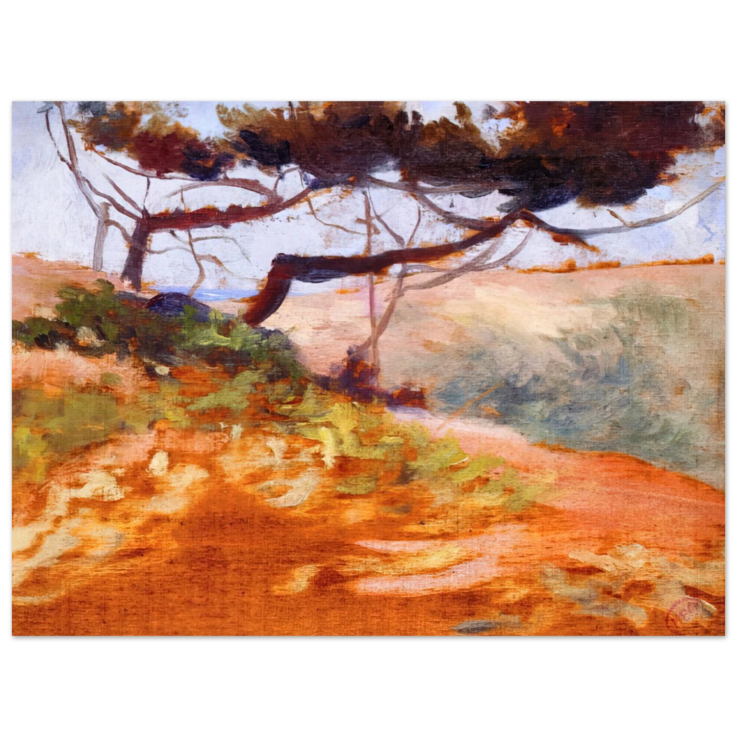 Henri-Edmond Cross - The Bay of Cavalieri  75x100 cm / 30x40inches Fine Art Poster