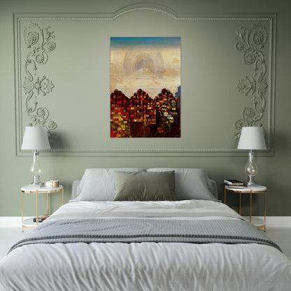 Paris dream - Max Ernst Brushed Aluminum Print - 70x100 cm / 28x40 inches | Max Ernst Aluminum Print | Max Ernst Prints