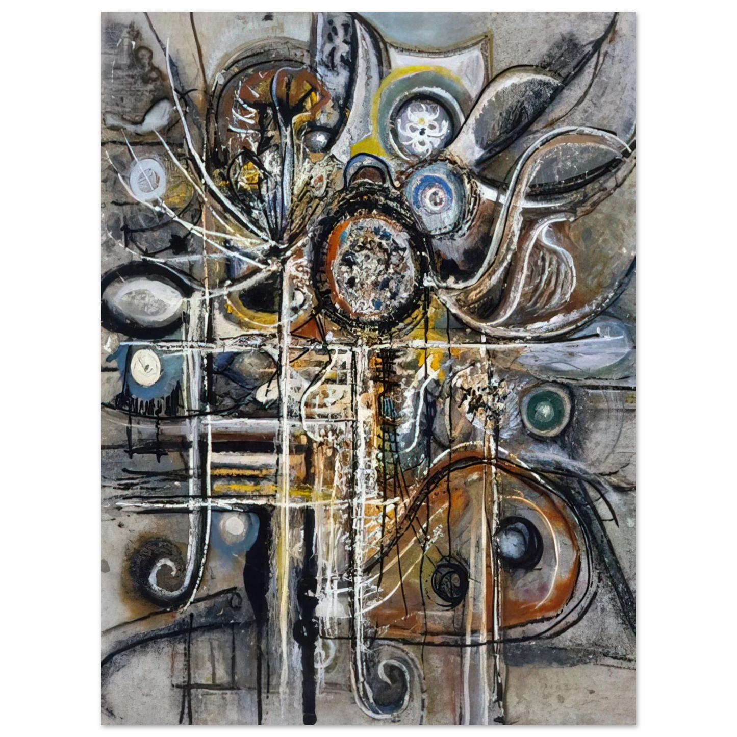 Richard Pousette-Dart - The Center  75x100 cm / 30x40inches Fine Art Poster