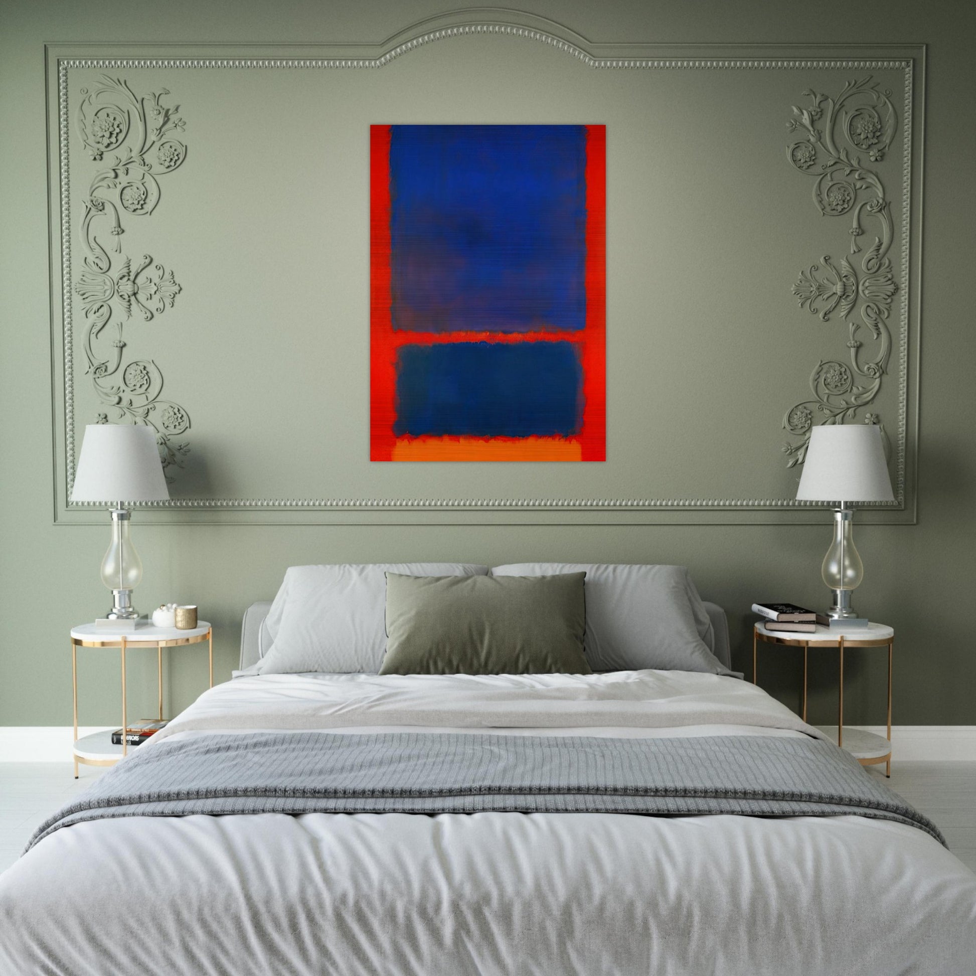 Blue, Orange, Red - 1961 - Mark Rothko Brushed Aluminum Print - 70x100 cm / 28x40 inches | Mark Rothko Aluminum Print | Mark Rothko Prints