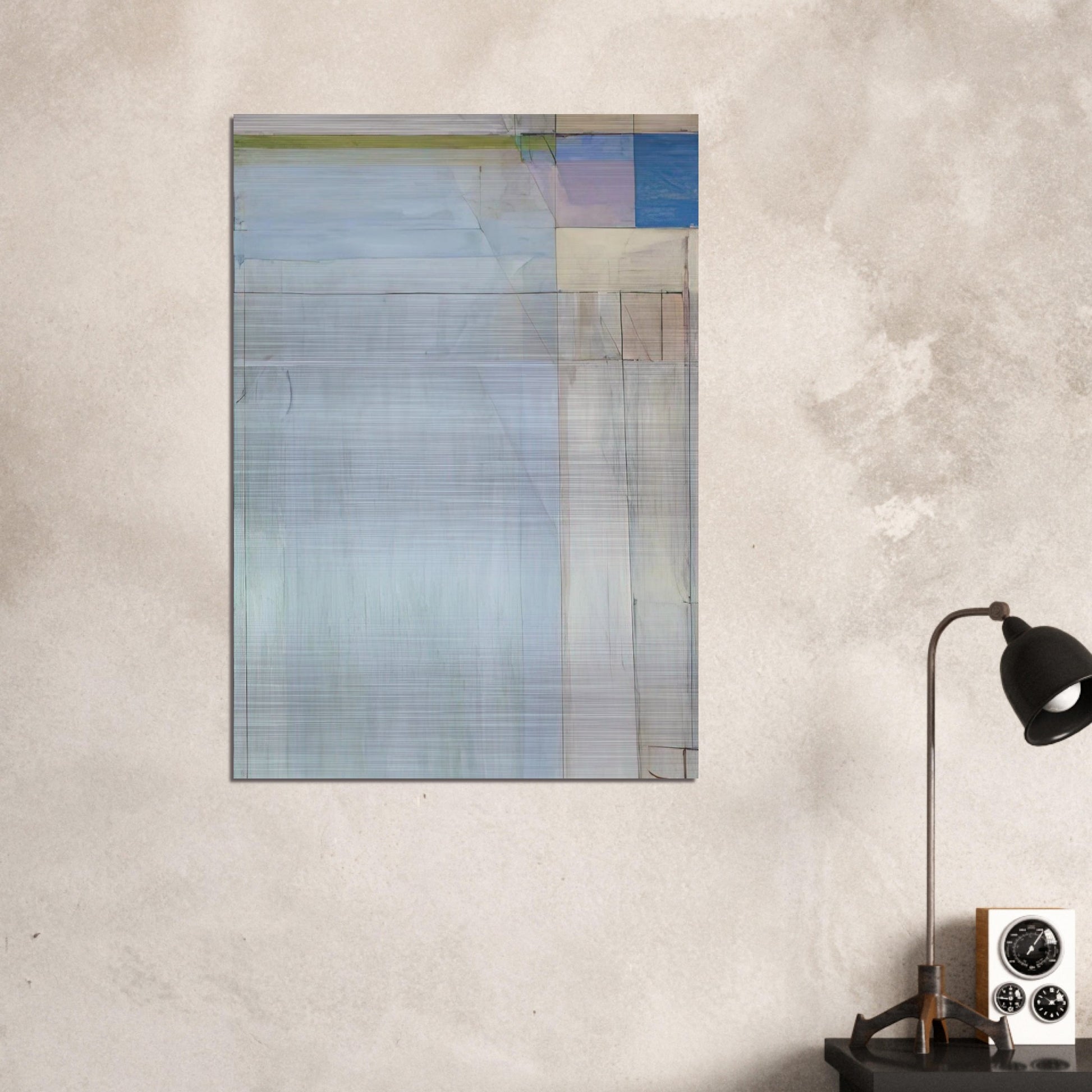 Ocean Park #54 - Richard Diebenkorn Brushed Aluminum Print - 70x100 cm / 28x40 inches | Richard Diebenkorn Aluminum Print | Richard Diebenkorn Prints