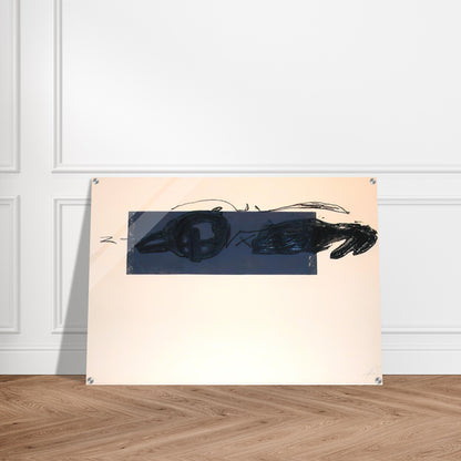 Z 1981 - Antoni Tapies Acrylic Print - 70x100 cm / 28x40″ inches | Antoni Tapies Wall Art | Antoni Tapies Prints