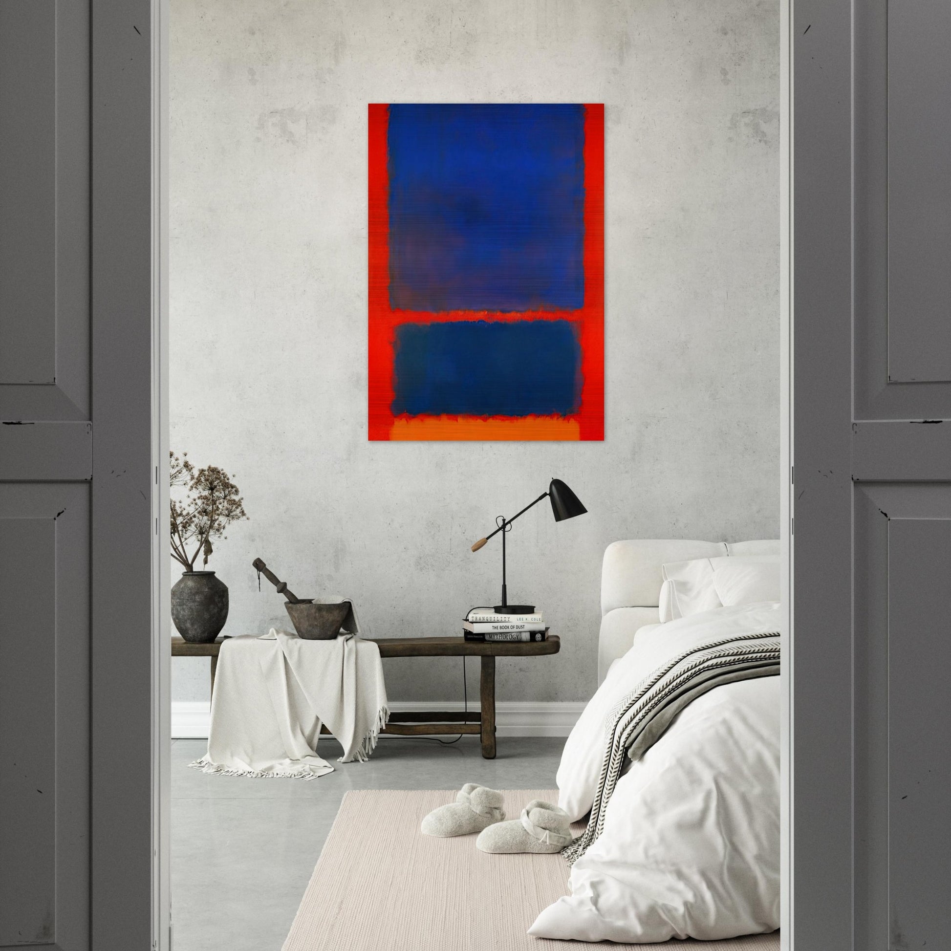 Blue, Orange, Red - 1961 - Mark Rothko Brushed Aluminum Print - 70x100 cm / 28x40 inches | Mark Rothko Aluminum Print | Mark Rothko Prints