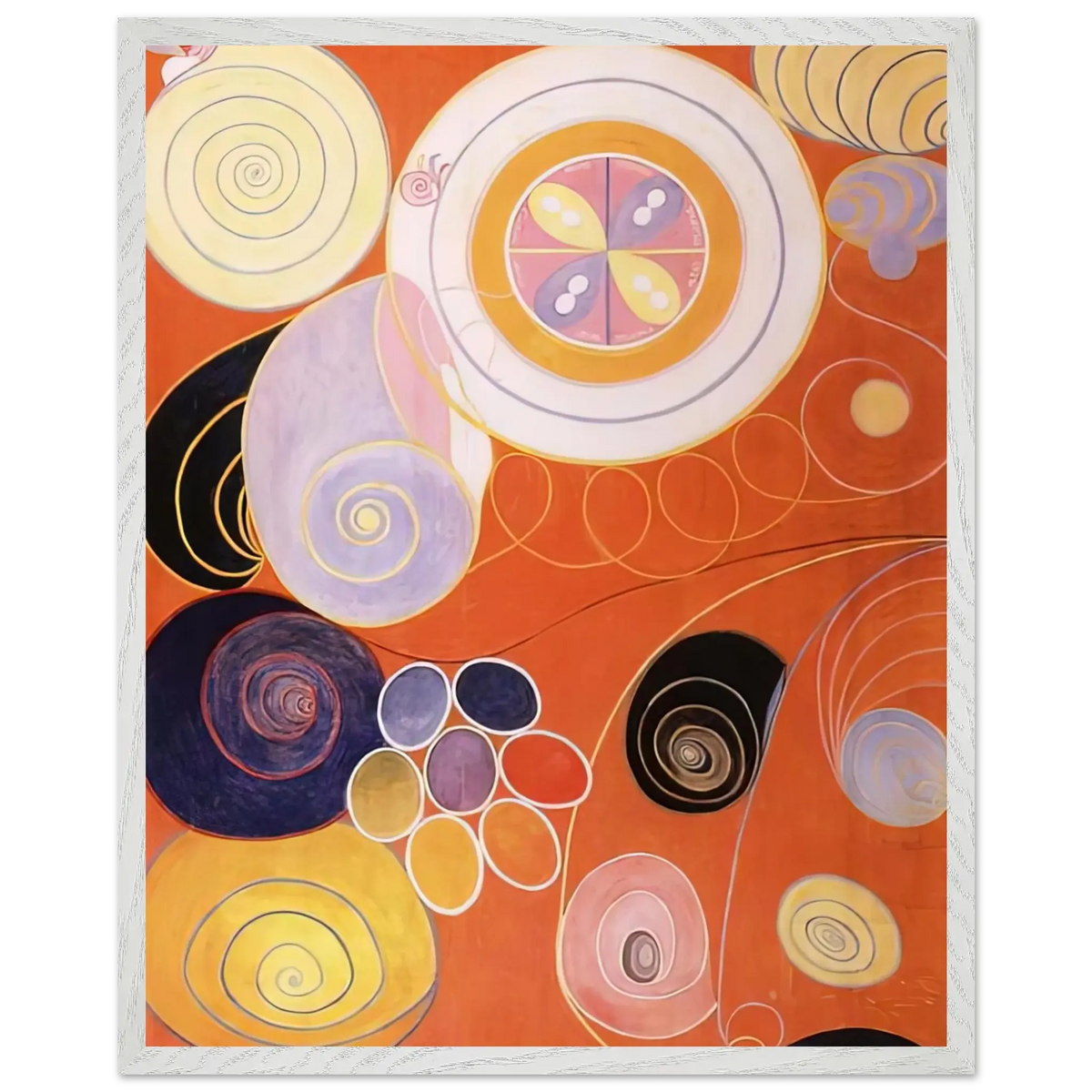 Hilma af Klint - THEY TENS MAINSTAY IV 1907 Wall art - 27x35 cm / 11x14 inches - Fine Art Poster - -