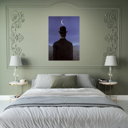 THE SCHOOLMASTER 1954 - Rene Magritte Brushed Aluminum Print - 70x100 cm / 28x40 inches | Rene Magritte Aluminum Print | Rene Magritte Prints