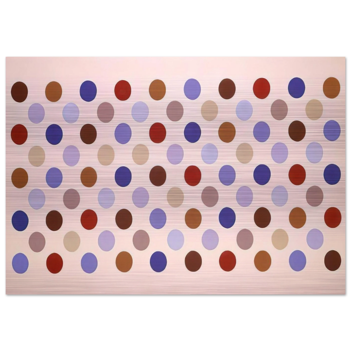 Grid #8 - 1969 - Thomas Downing Brushed Aluminum Print - 70x100 cm / 28x40 inches | Thomas Downing Aluminum Print | Thomas Downing Prints