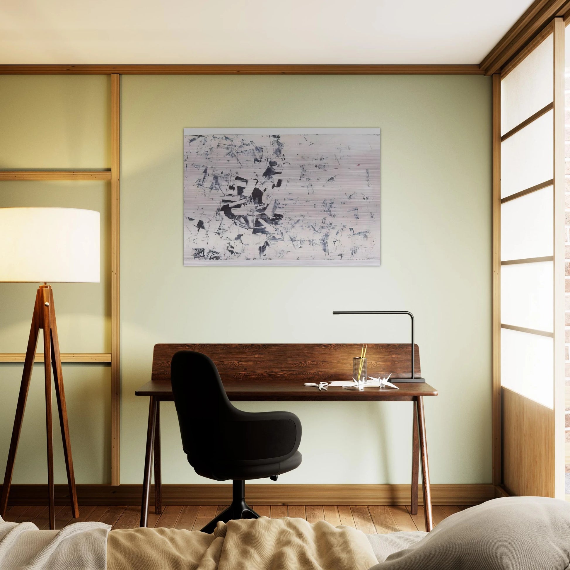 Untitled Free Structures - 1960 - Charlotte Posenenske Brushed Aluminum Print - 70x100 cm / 28x40 inches | Charlotte Posenenske Aluminum Print | Charlotte Posenenske Prints