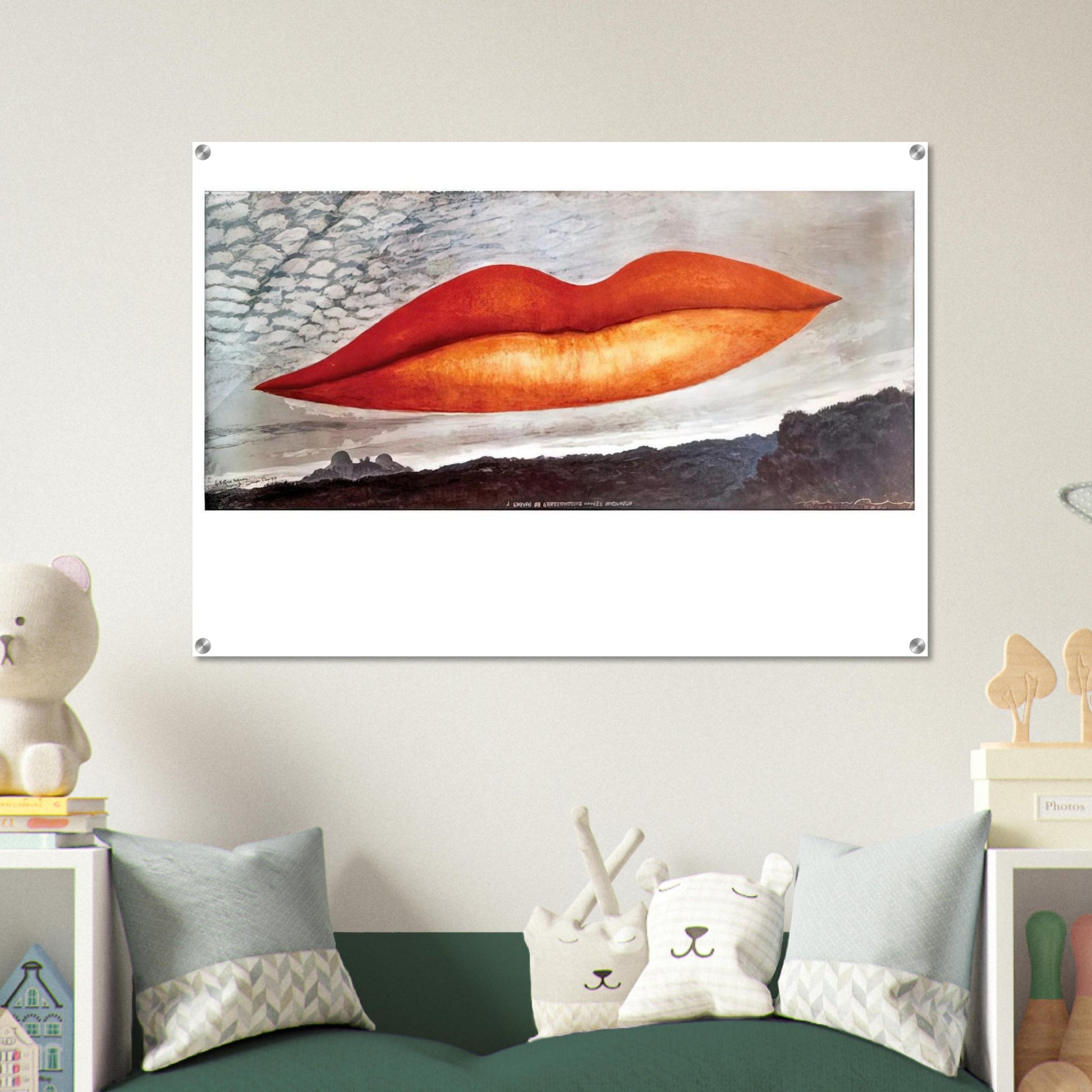 OBSERVATORY TIME THE LOVERS - Man Ray Acrylic Print - 70x100 cm / 28x40″ inches