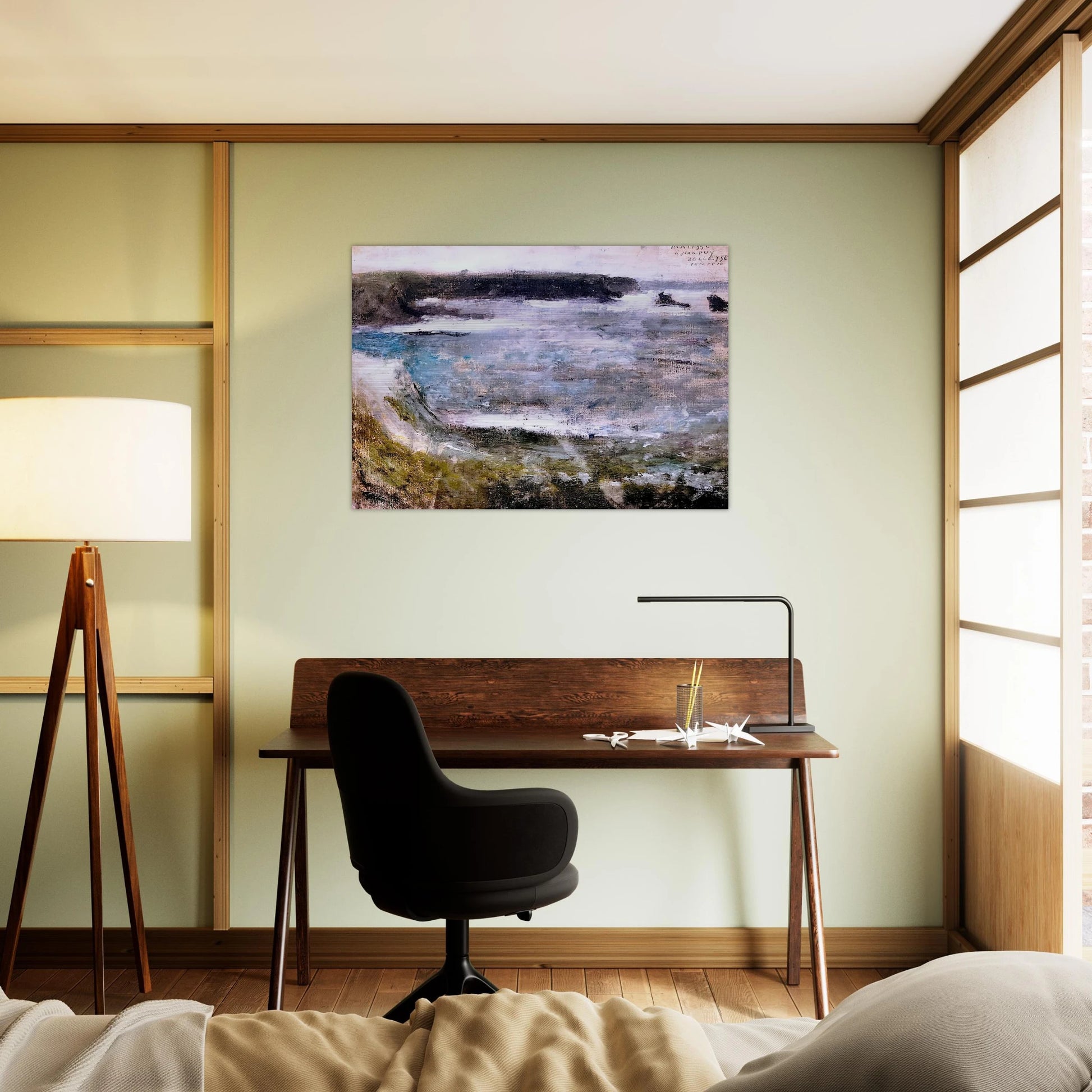 BELLE ISLE TEMPETE 1896 - Henri Matisse Brushed Aluminum Print - 70x100 cm / 28x40 inches | Henri Matisse Aluminum Print | Henri Matisse Prints