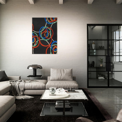 DESIGN - Sonia Delaunay Brushed Aluminum Print - 70x100 cm / 28x40 inches | Sonia Delaunay Aluminum Print | Sonia Delaunay Prints