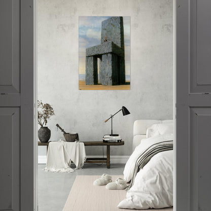 THE LEGEND OF THE CENTURIES 1950 - Rene Magritte Brushed Aluminum Print - 70x100 cm / 28x40 inches | Rene Magritte Aluminum Print | Rene Magritte Prints