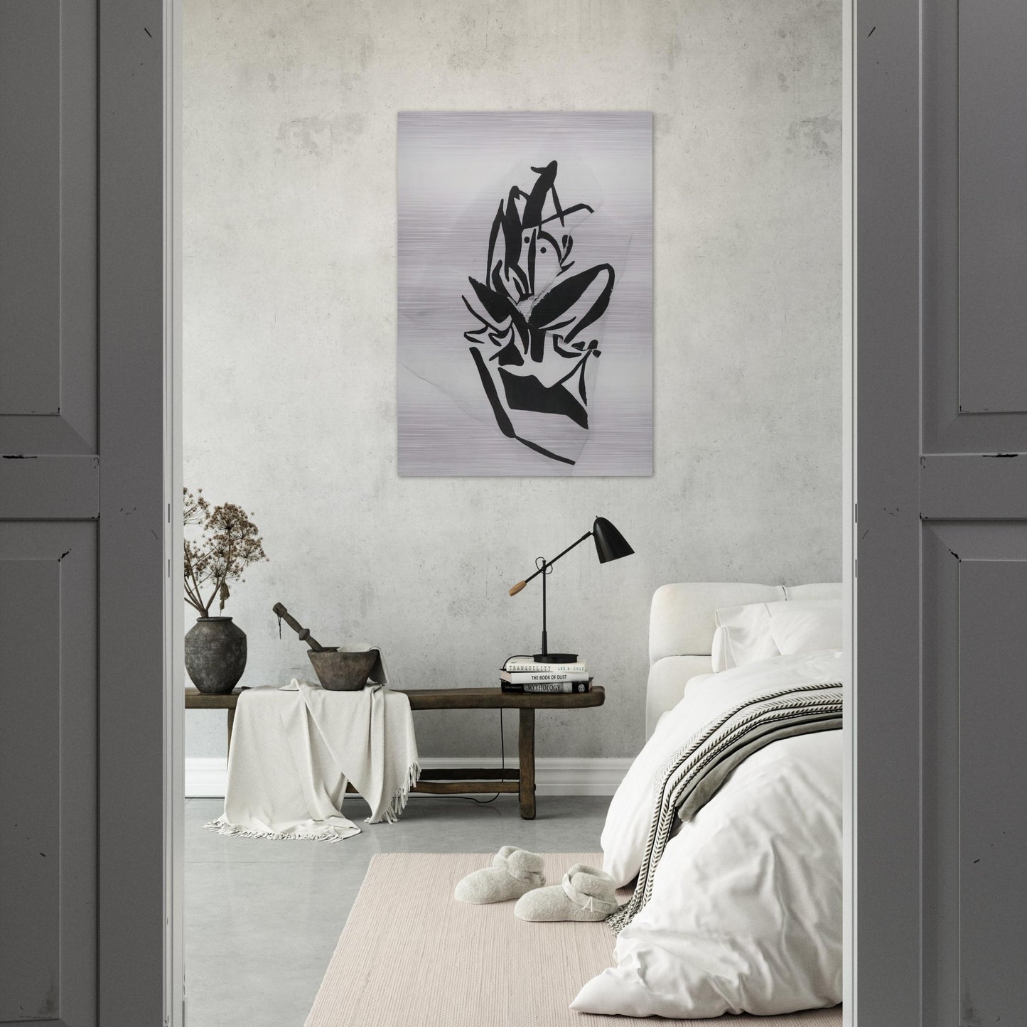 Torn-Up Woodcut - Jean Arp Brushed Aluminum Print - 70x100 cm / 28x40 inches | Jean Arp Aluminum Print | Jean Arp Prints