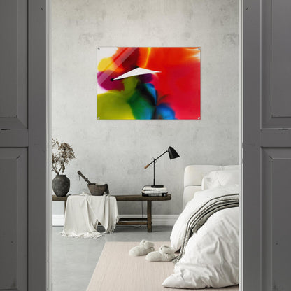 Phenomena French West Indies - Color Field Painting, Lyrical Abstraction - Paul Jenkins Acrylic Print - 70x100 cm / 28x40″ inches