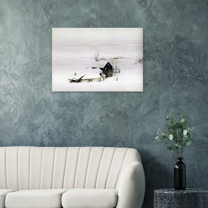THE CORNER - Andrew Wyeth Brushed Aluminum Print - 70x100 cm / 28x40 inches | Andrew Wyeth Aluminum Print | Andrew Wyeth Prints