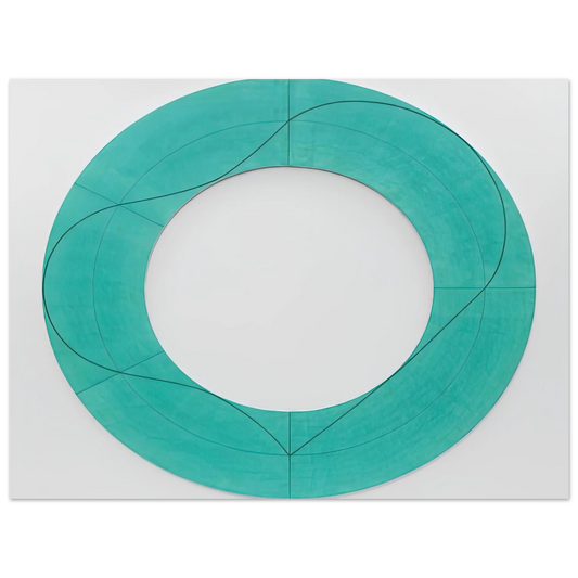 Robert Mangold - RING IMAGE C 2008  75x100 cm / 30x40inches Fine Art Poster