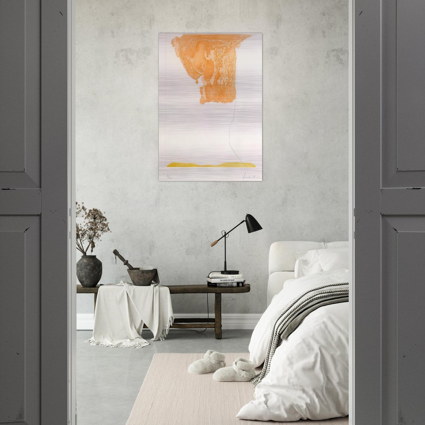 Pranzo Italiano - 1973 - Helen Frankenthaler Brushed Aluminum Print - 70x100 cm / 28x40 inches | Helen Frankenthaler Aluminum Print | Helen Frankenthaler Prints