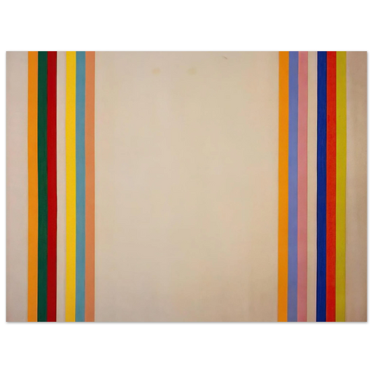Gene Davis - Homage to Matisse - 1960  75x100 cm / 30x40inches Fine Art Poster