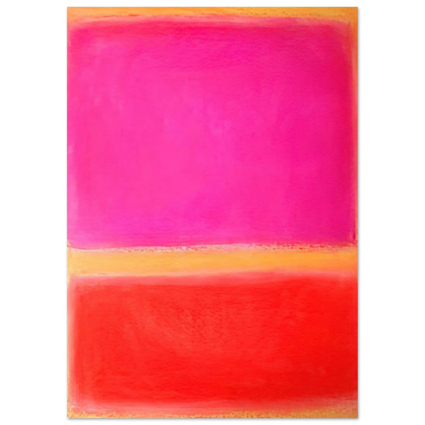 Helen Frankenthaler - Untitled - Color Field Painting Wall art - 40x60 cm / 16x24 inches - Premium Wooden Framed Poster With Fine Art Paper - Wood frame
