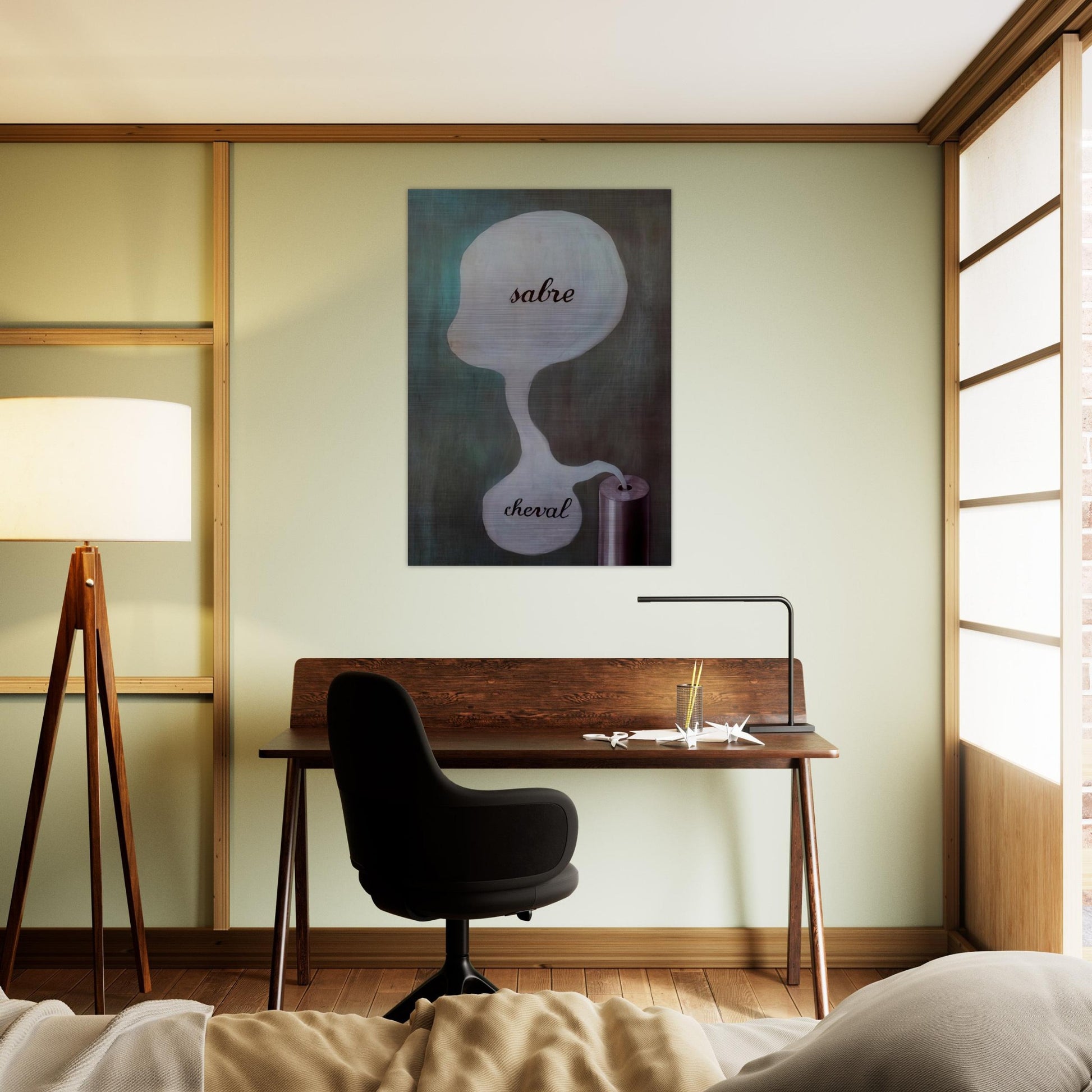 THE TREE OF KNOWLEDGE 1929 - Rene Magritte Brushed Aluminum Print - 70x100 cm / 28x40 inches | Rene Magritte Aluminum Print | Rene Magritte Prints