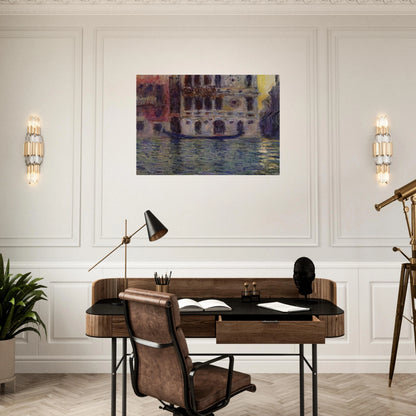 Palazzo Dario 3 - claude monet Brushed Aluminum Print - 70x100 cm / 28x40 inches | claude monet Aluminum Print | claude monet Prints
