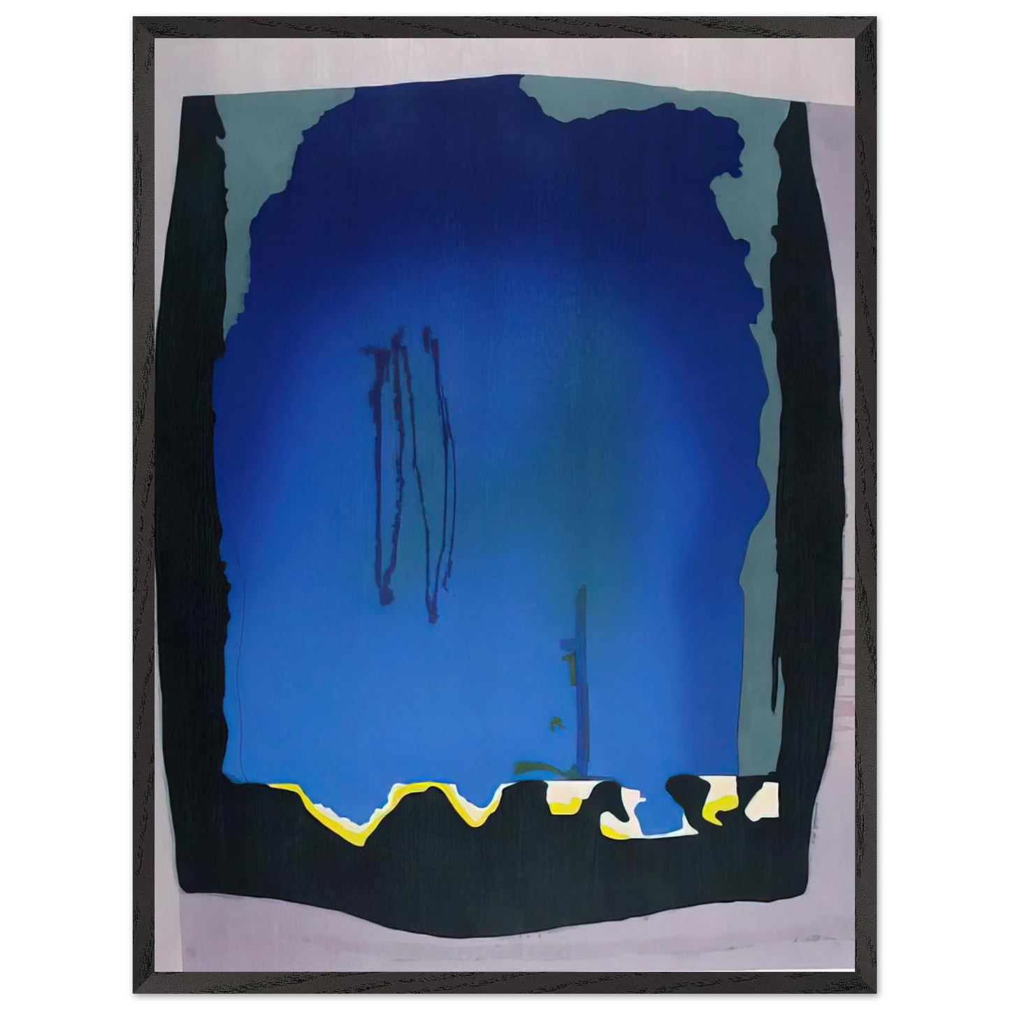 Helen Frankenthaler - Freefall - 1992 Wall art - A0 (84.1 x 118.9  cm) - Fine Art Poster-canvas - -