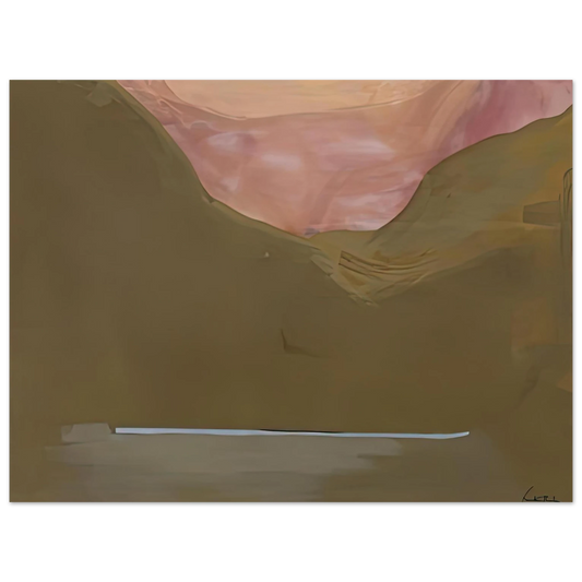 Helen Frankenthaler - Burnt Norton, 1972- Wall Art - 21x29.7 cm / 8x12" - Fine Art Poster-canvas - -